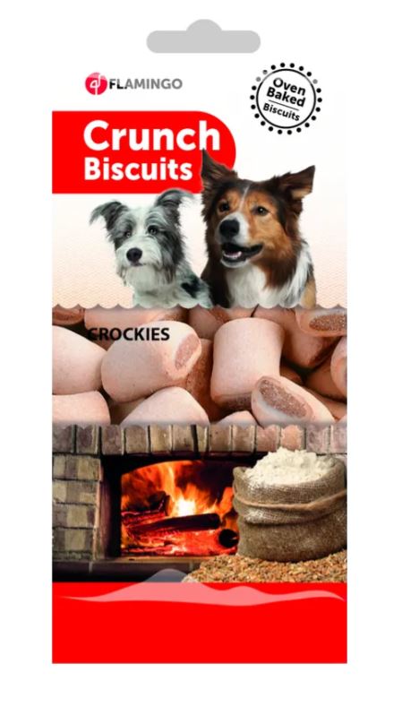 Flamingo Cane Snack Biscotti Crunch Crockies 500 Gr