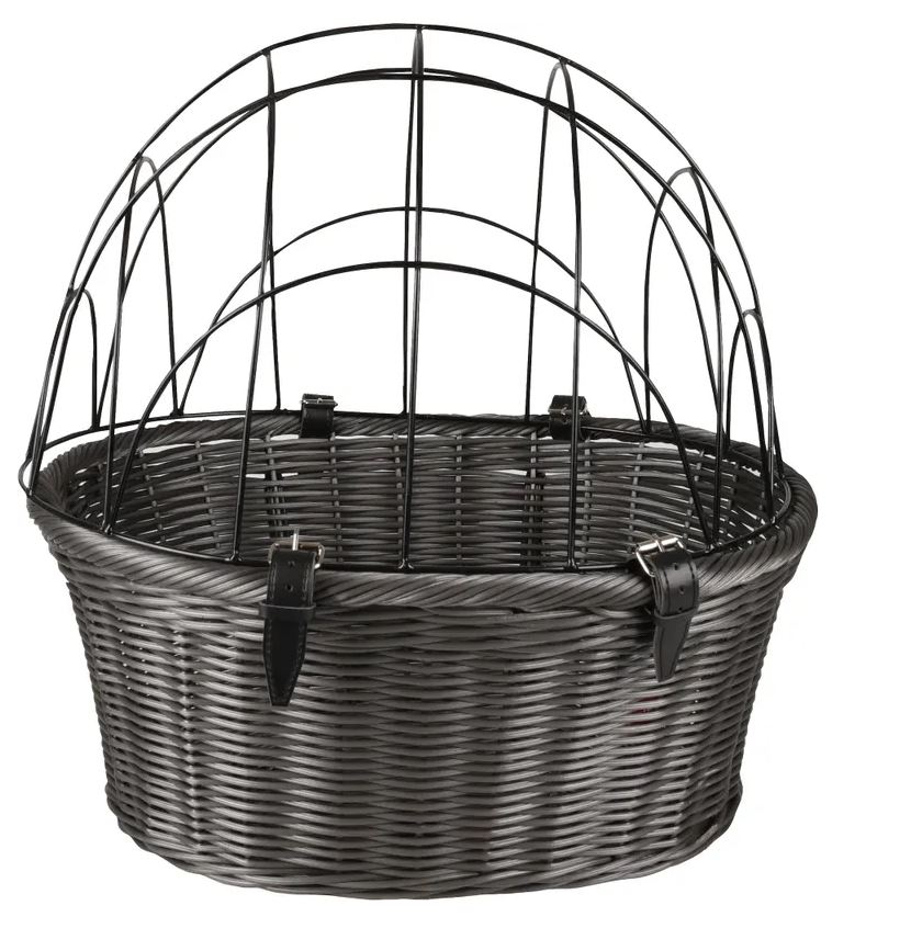 Flamingo Cestino Per Bicicletta Per Manubrio 43,5X36X45 Cm Nero