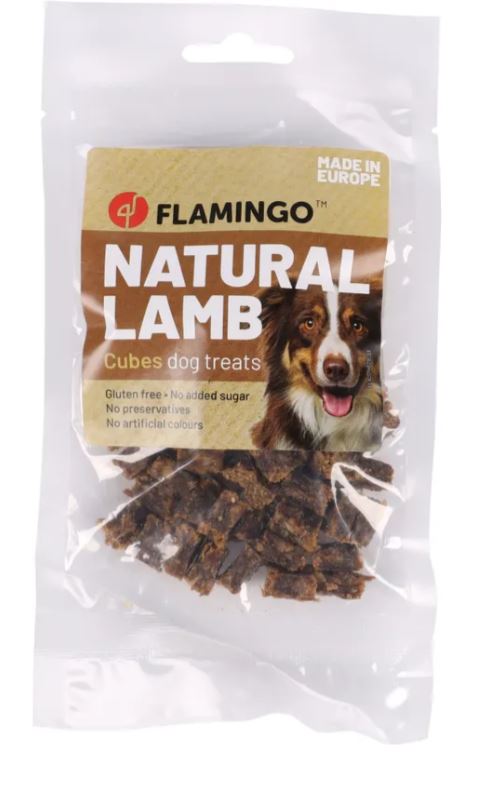 Flamingo Cane Snack Nature Cubetti Di Agnello 80 Gr