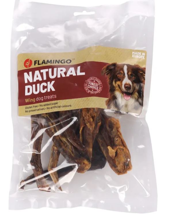 Flamingo Cane Snack Nature Ali Di Anatra 200 Gr