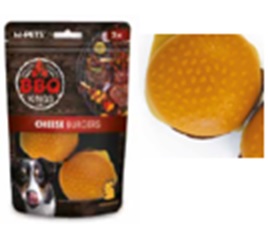 M-Pets Cane Snack Bbq Kings Cheese Burger 130 Gr