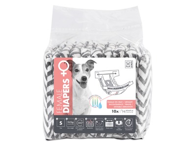 M-Pets Cane Pannolino Femmina Cf. (10 Pezzi) Tg. "S"