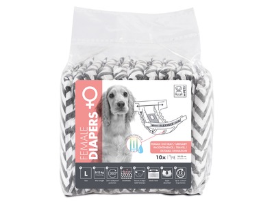 M-Pets Cane Pannolino Femmina Cf. (10 Pezzi) Tg. "M"