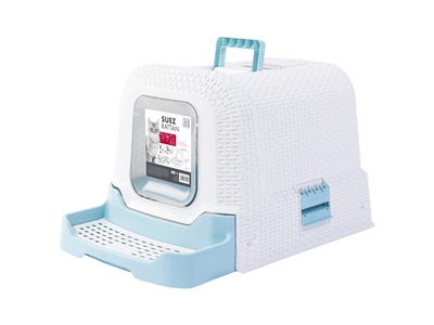 M-Pets Gatto Lettiera "Suez Rattan" 69X42X41 Cm