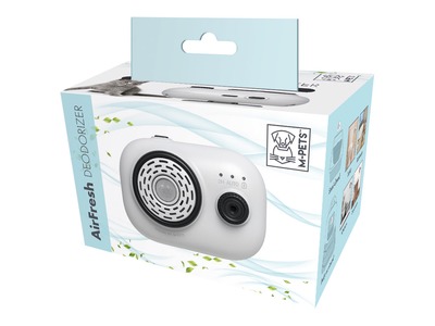 M-Pets Airfresh Deodorante Ambientale 9X6,5X5 Cm Bianco