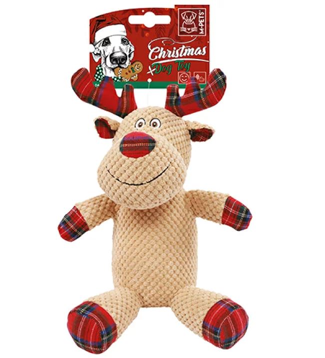 M-Pets Xmas Cane Gioco In Peluche "Dasher" 30X20X13 Cm