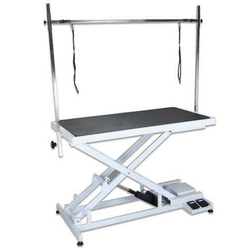 Tools-2-Groom Tavolo Da Toelettatura "Luxy Groom" Idraulico Con Doppia Staffa 110X60 Cm-image