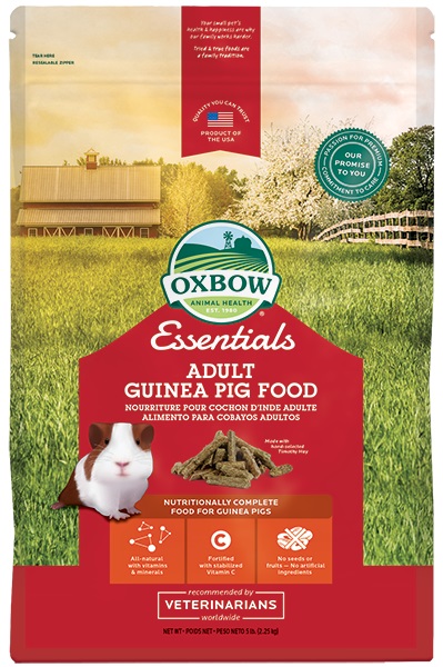 Oxbow Cavie/Porcellini D'India Essentials Alimento Adulto 2,27 Kg