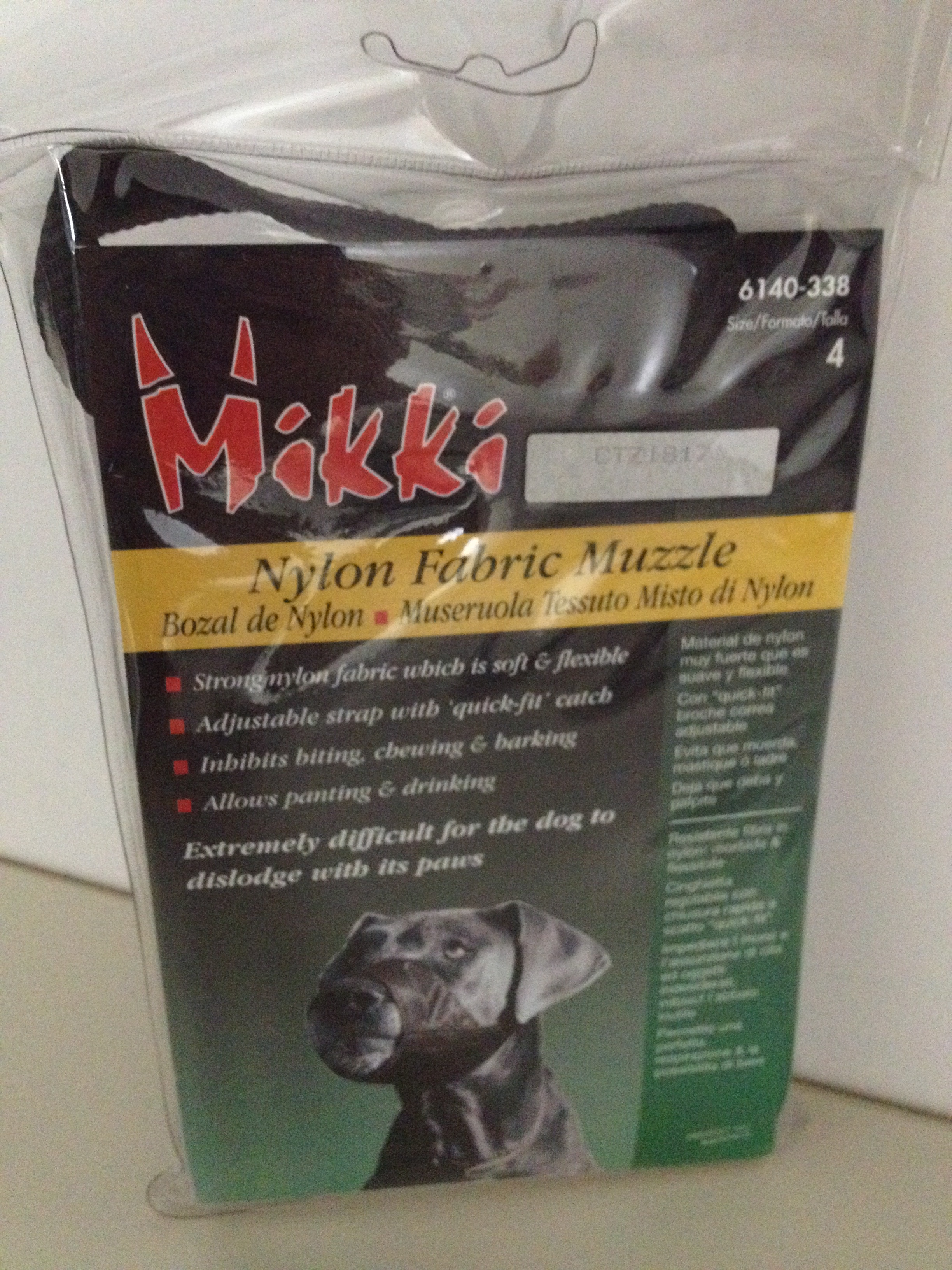 Museruola Mikki Cane Nylon N 4-4Xl-image