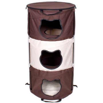 Cat Ware Kitty Pop-Up Condo 3 Livelli