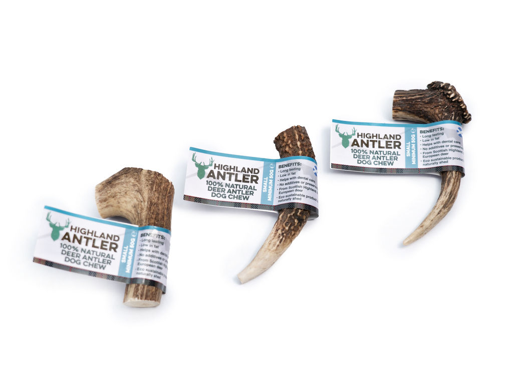 Highland Antler Cane Snack Corna Di Cervo Tg. Small