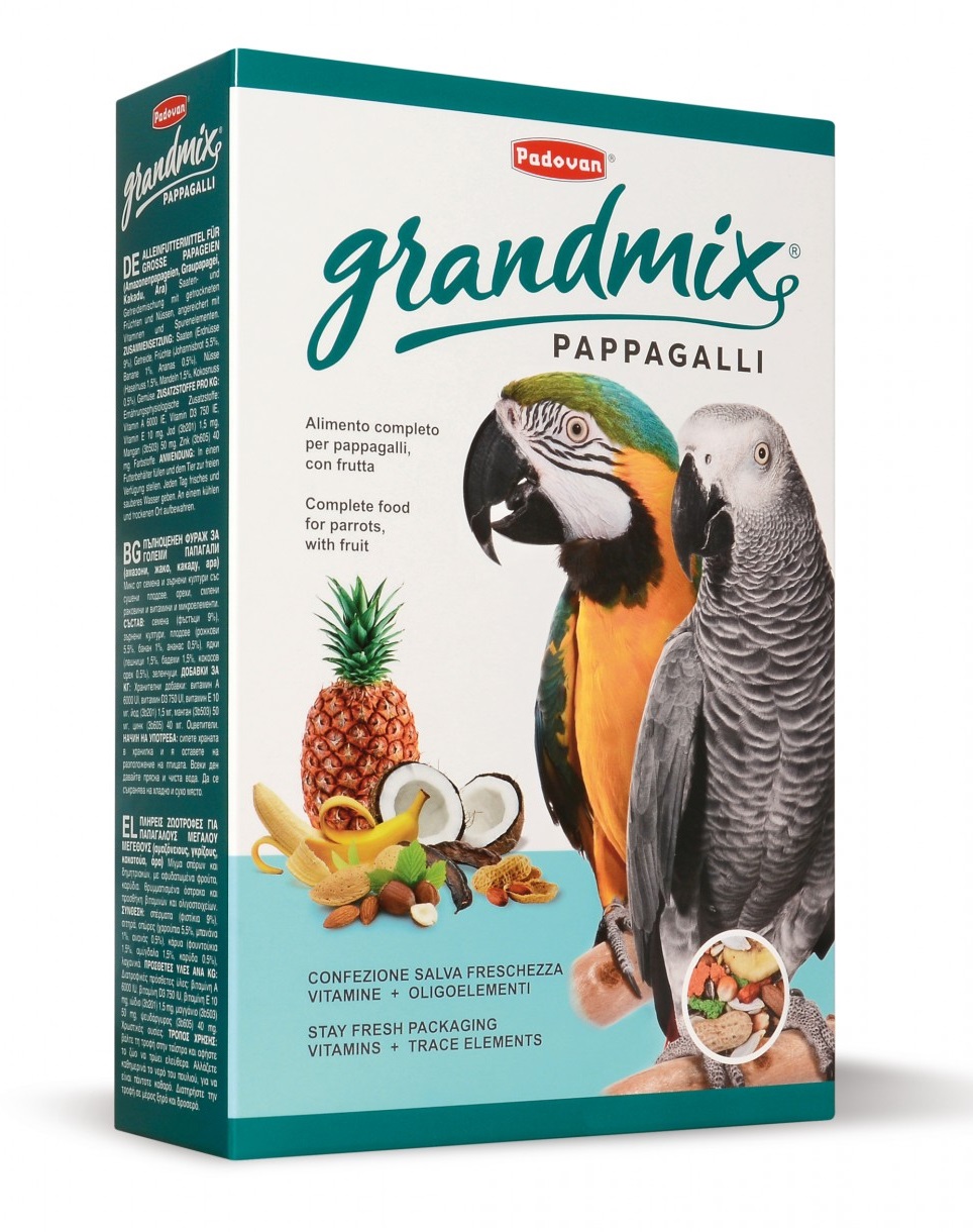 Padovan Pappagalli Grandmix 600 Gr