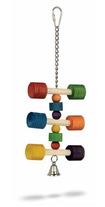PADOVAN UCCELLI ESOTICI GIOCO BIRD TOYS "T1" 11X30 CM