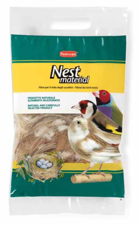 Padovan Uccelli Fibre Miste Per Nido Nest Material Mixture (Cocco, Sisal, Juta &amp; Cotone) 150 Gr