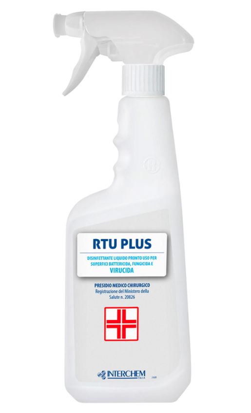 Interchem Rtu Plus Detergente Disinfettante Virucida 750 Ml