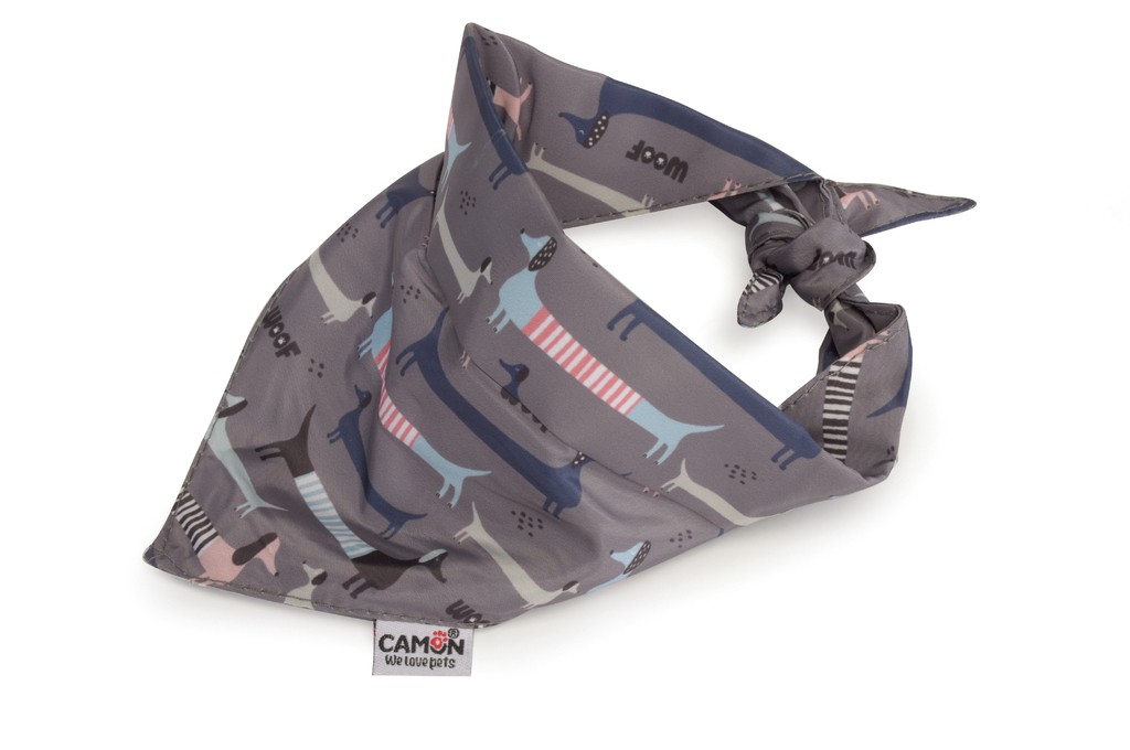 Camon Cane Bandana In Poliestere A Doppio Strato 65 Cm
