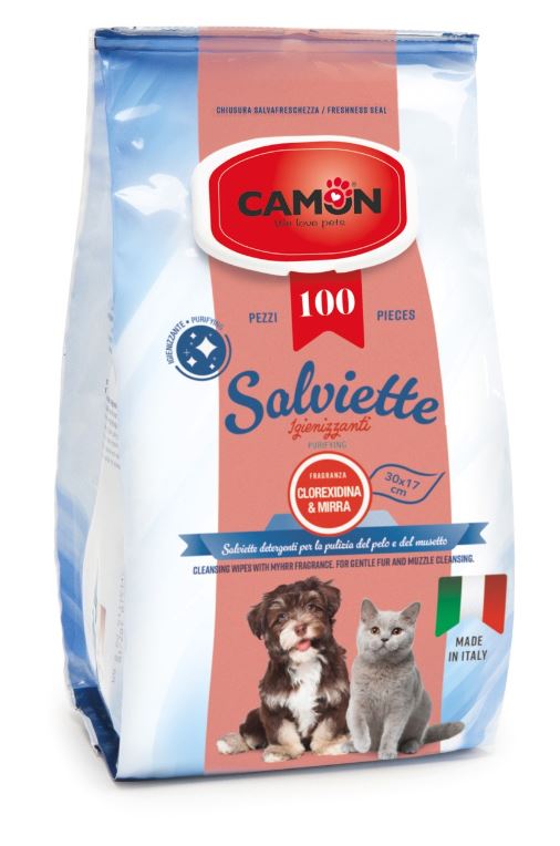 Camon Salviette Detergenti 100 Pezzi Mirra