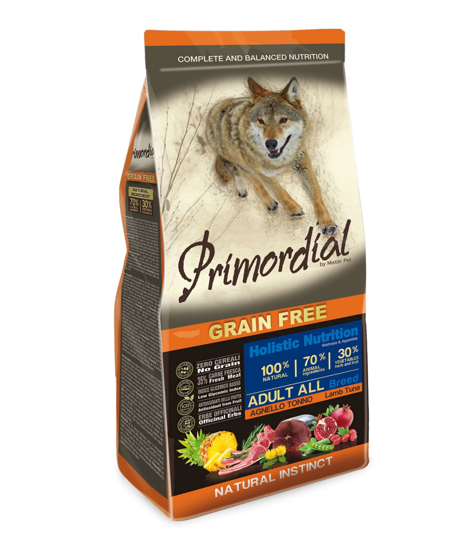 Primordial Cane Adulto All Breeds Tonno &amp; Agnello 2 Kg