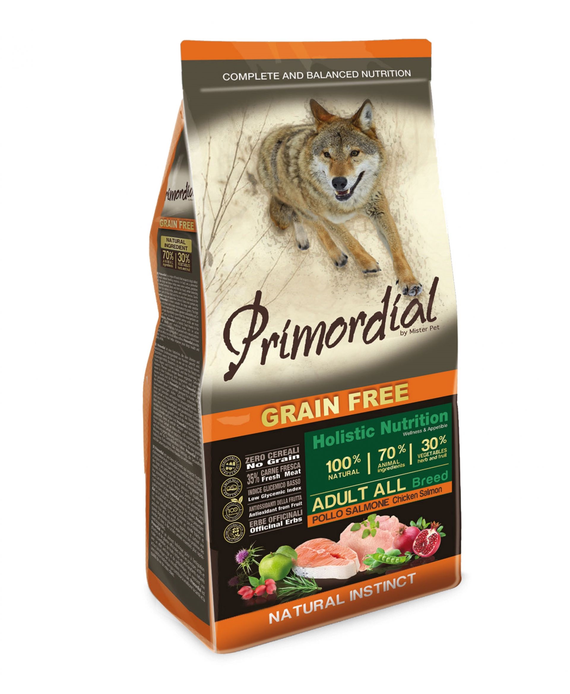 Primordial Cane Adulto All Breeds Pollo &amp; Salmone 12 Kg
