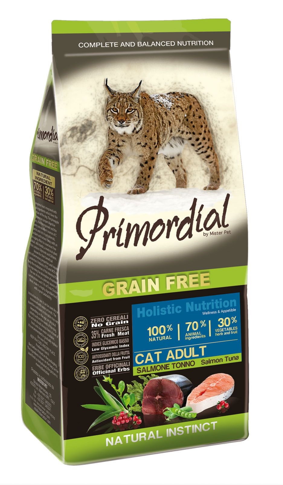 Primordial Gatto Adulto Salmone &amp; Tonno 400 Gr