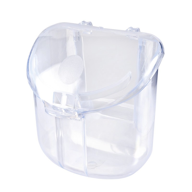 Imac Mangiatoia Star Trasparente (Per Canarini) 8X8,5X8,5 Cm
