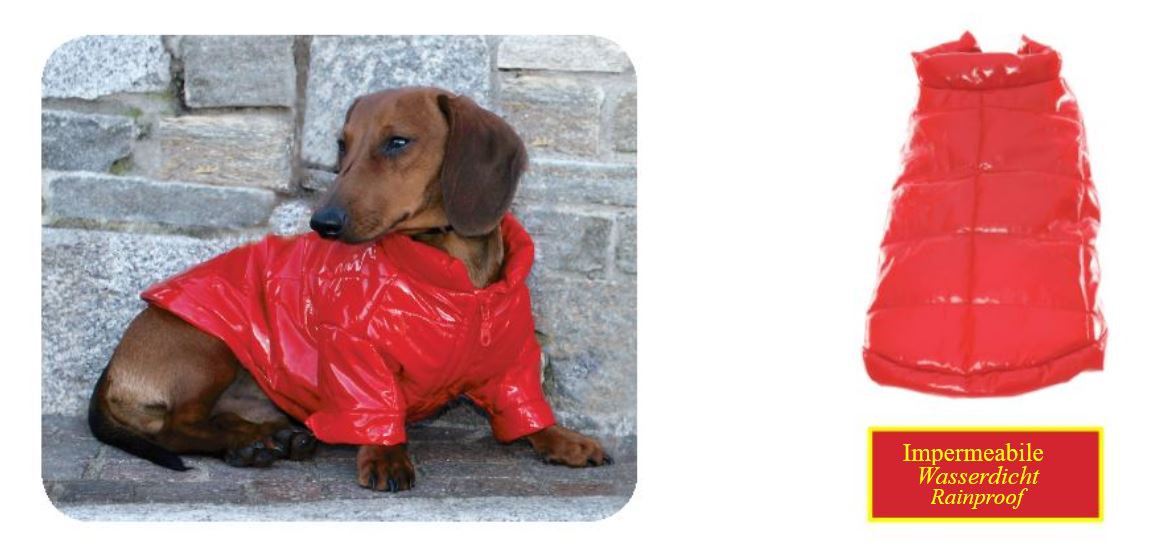 Bomber Impermeabile S.Moritz Rosso 20 Cm