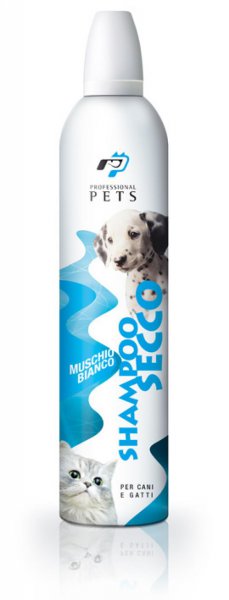 Pet Professional Shampoo Secco Muschio Bianco 400 Ml