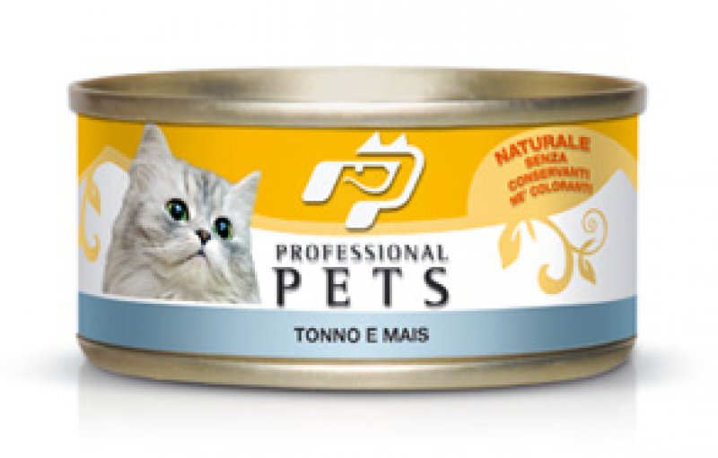 Pet Professional Gatto Adulto Tonno &amp; Mais Lattina 70 Gr