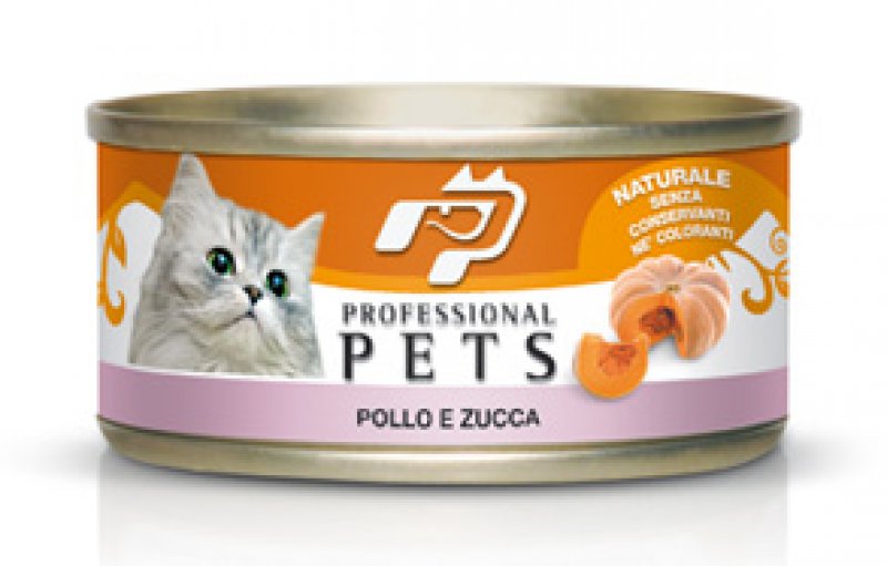 Pet Professional Gatto Adulto Tonno &amp; Zucca Lattina 70 Gr
