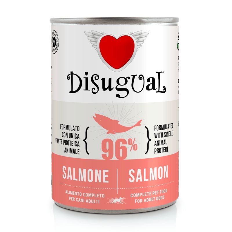 Disugual Cane Adulto Monoproteico Salmone Lattina 400 Gr