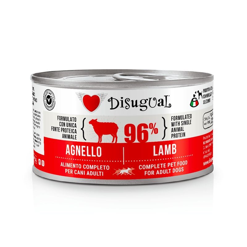 Disugual Cane Adulto Monoproteico Agnello Lattina 150 Gr