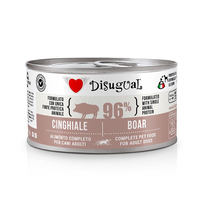 Disugual Cane Adulto Monoproteico Cinghiale Lattina 150 Gr