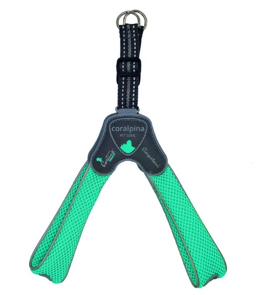 Coralpina Cane Pettorina 5Torri Tg. "8" 60-70 Cm Turchese-image