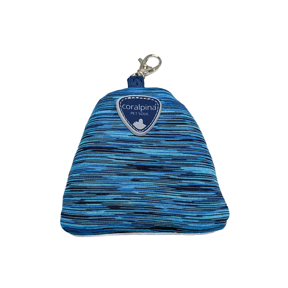 Coralpina Cane Porta Sacchetti Igienici Zainello Powermix Blu Melange
