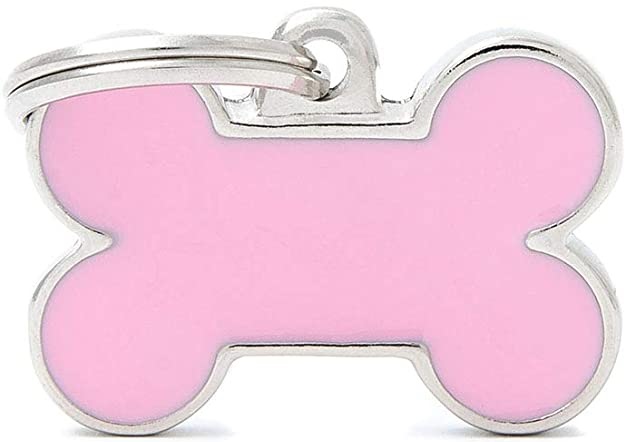 My Family Medaglietta Small Bone Pink