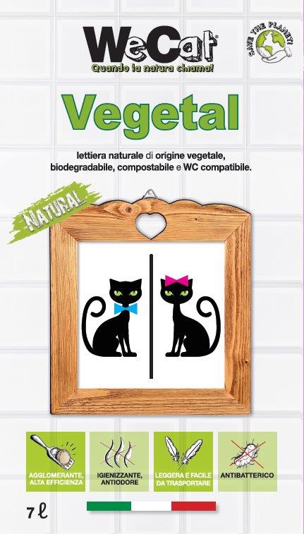 Wecat Gatto Lettiera Naturale Vegetale 10 Kg