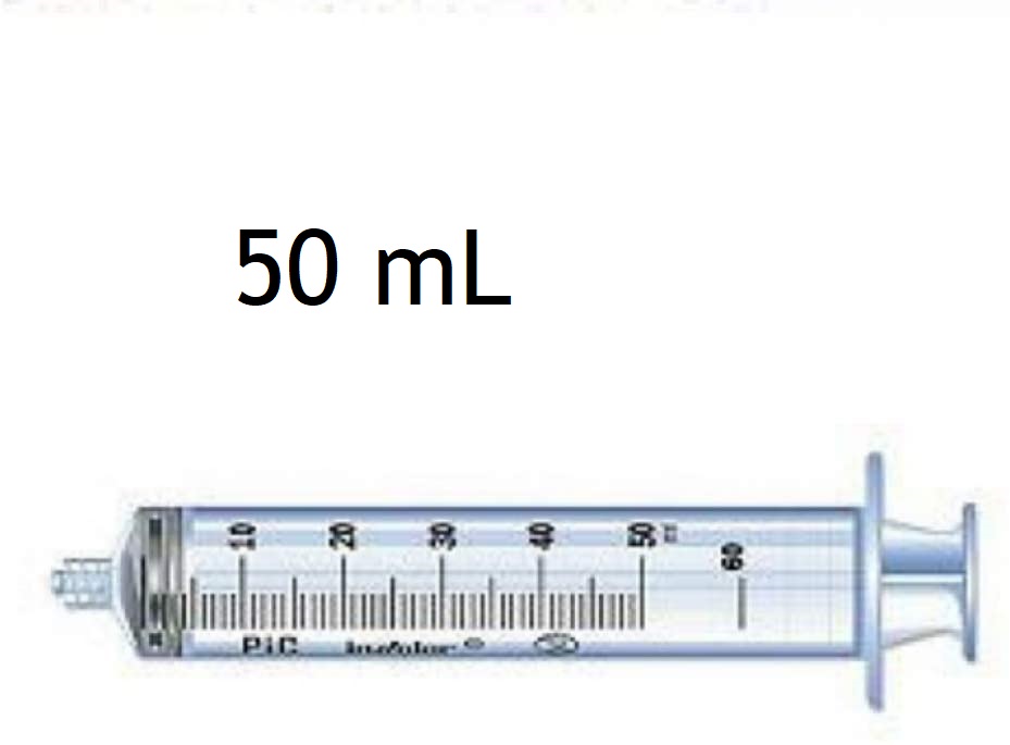 Siringa Pic Sterile Luer LOck Eccent 50 Ml Confezione 50 Pezzi Nuova Referenza