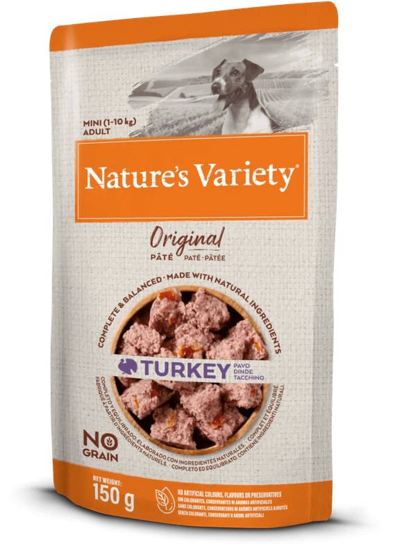 Nature'S Variety Cane Original Pate' Adulto Mini Tacchino 150 Gr