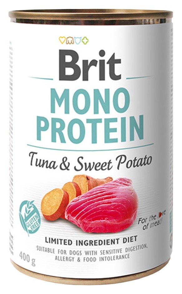 Brit Care Cane Monoprotein Tuna&amp;Sweet Potato 400 Gr