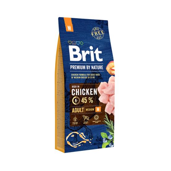 Brit Premium By Nature Cane Adulto Medium Pollo 15 Kg-image