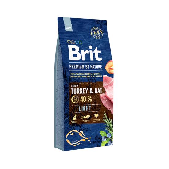 Brit Premium By Nature Cane Adulto Light Tacchino &amp; Avena 15 Kg