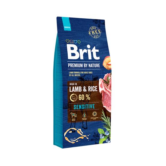 Brit Premium By Nature Cane Adulto Sensitive Agnello &amp; Riso 15 Kg