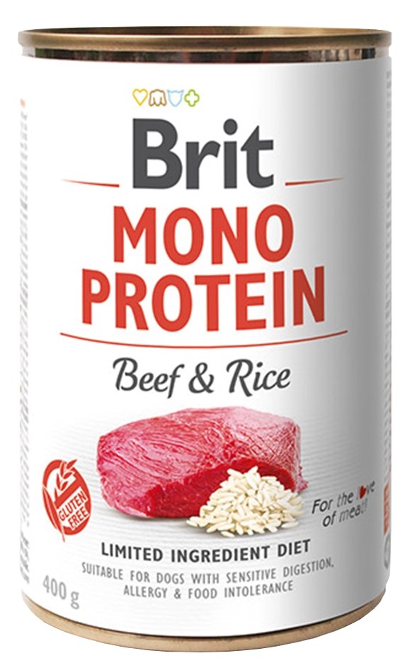 Brit Care Cane Monoprotein Beef&amp;Rice 400 Gr