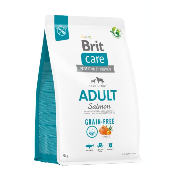 Brit Care Cane Grain Free Adult Medium Salmon 3 Kg-image