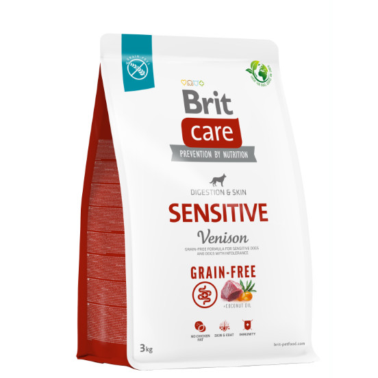 Brit Care Cane Grain Free Adult Sensitive Venison 3 Kg-image