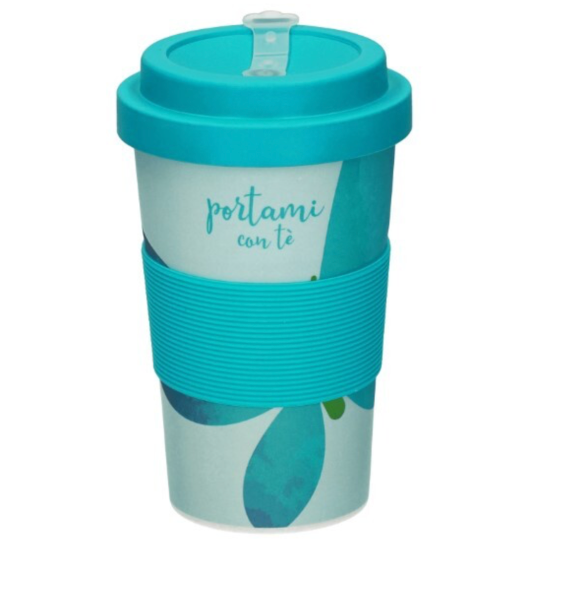 Bamboo mug watercol farfalla