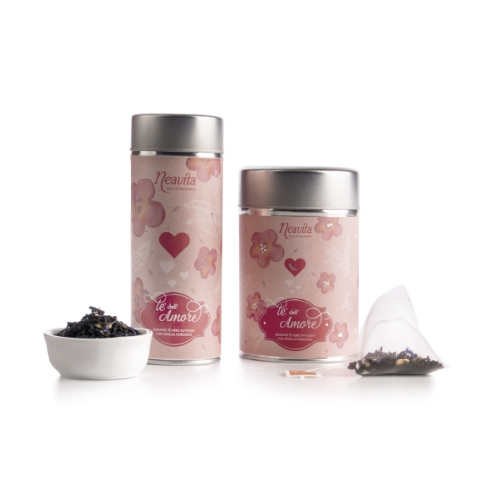 Silver tin té dell'amore 60g