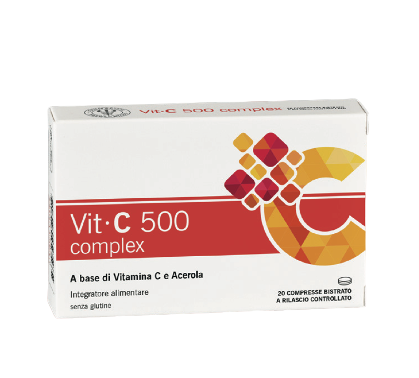 Vit C 500 Complex Integratore di Vitamina C 20 Compresse