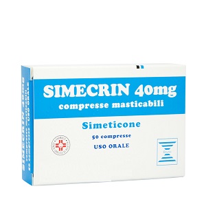 Simecrin 40mg 50 compresse masticabili