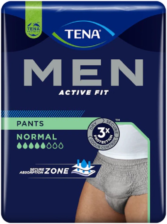 Tena Men Active Fit Slip Assorbenti Uomo Taglia L/XL 8 Pezzi